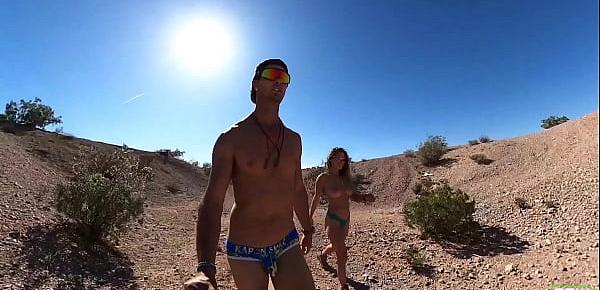  Fit Couple fuck in the desert near Las Vegas